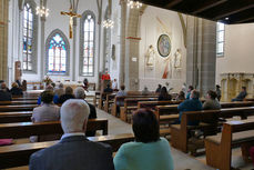 Pfingsten in der renovierten Stadtpfarrkirche St. Crescentius (Foto: Karl-Franz Thiede)